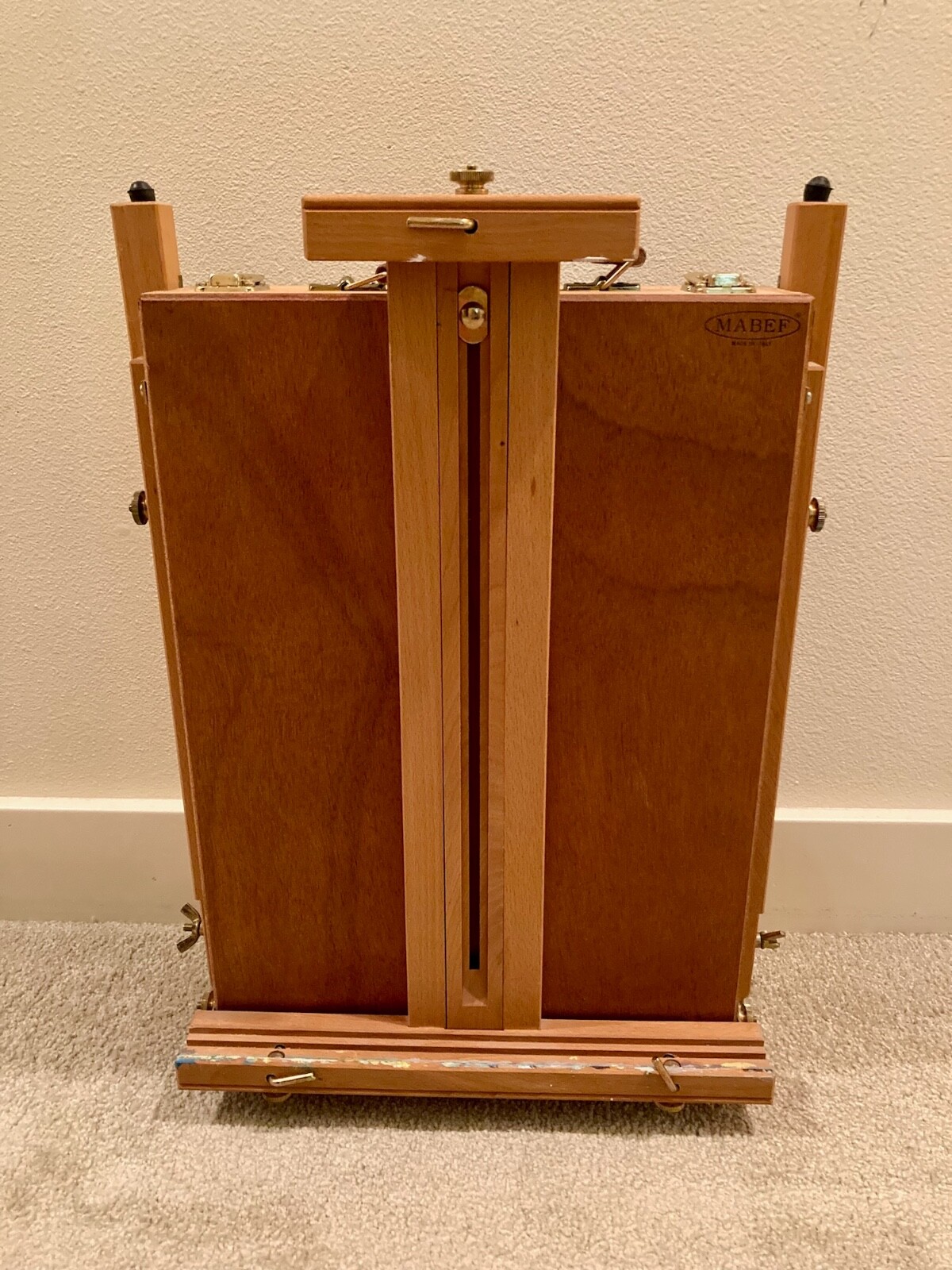 Mabef Folding Travel Backpacker French Easel Plein Air Easel oil