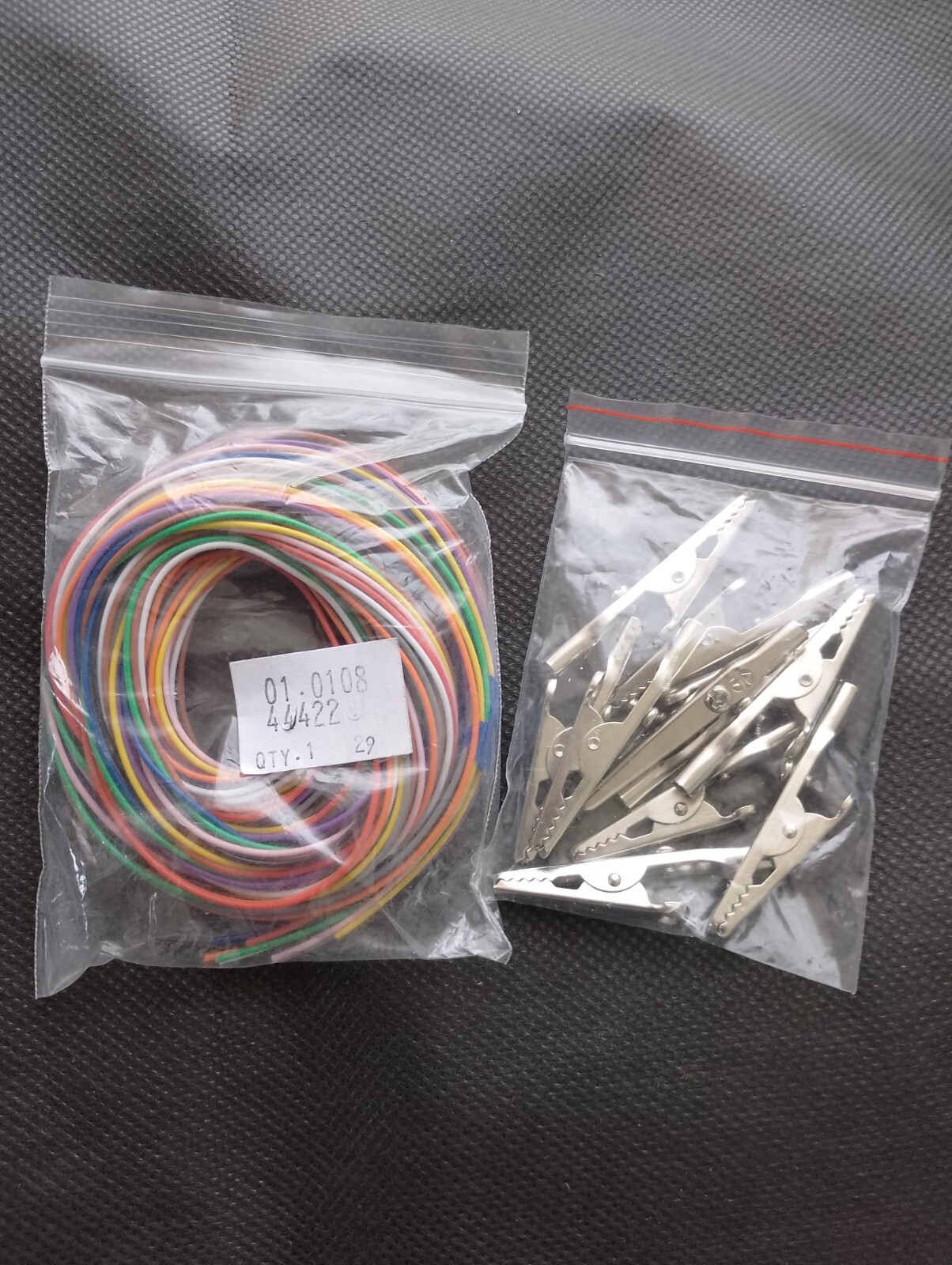 Stranded wire (patch / fly leads) suitable for Toy Electronics Kits