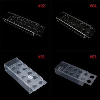 Rectangular Clear Acrylic Flower Vase Flower Organization Container Household