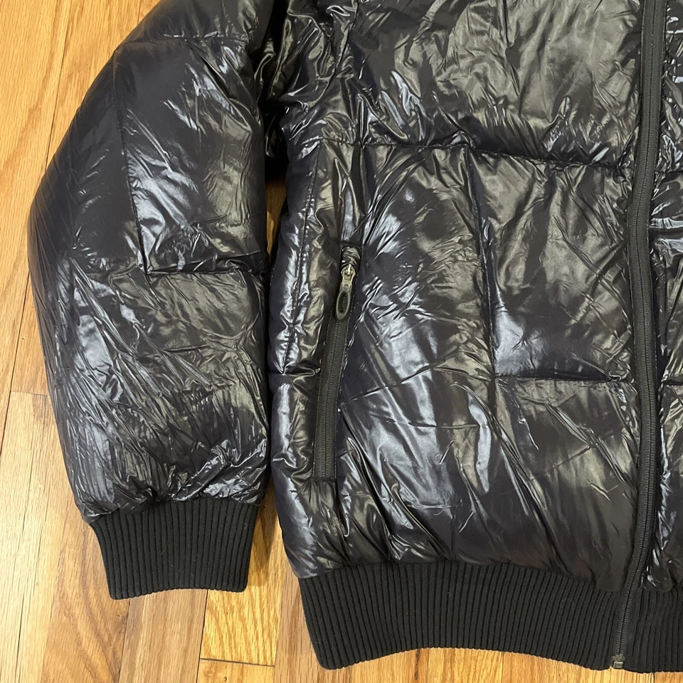 Rare Vintage 2008 #51555 Oakley Duck Down Puffer Jacket Black Excellent Medium - Image 2 of 4