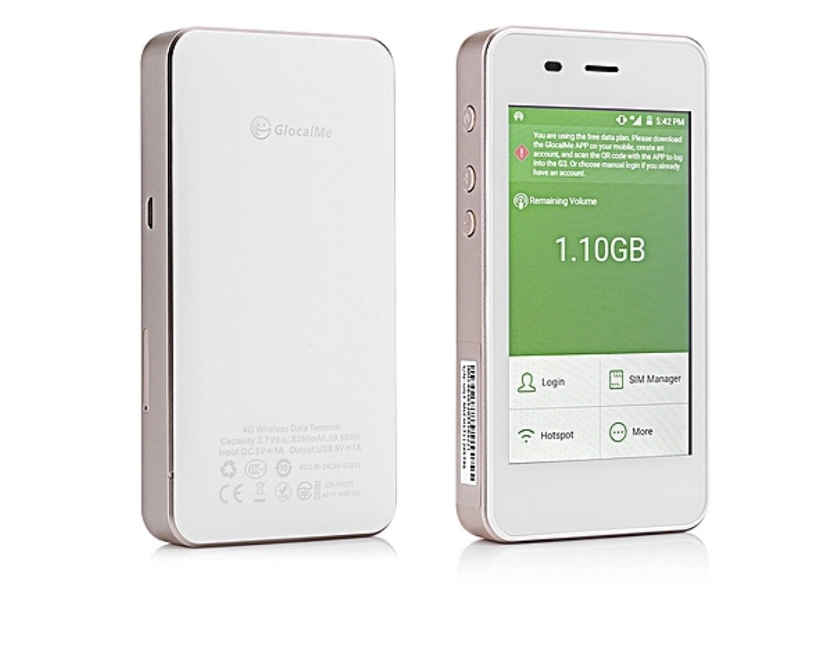 GlocalMe G3 モバイル Wi-Fi ルーター ucloudlink社製 世界共通ポケットWiFiルーター｜Glocal ME G3