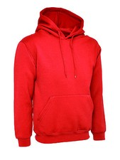 Men's Plain Hoodie Size XS to 6XL Premium Hooded Fleece Sweatshirt Jumper