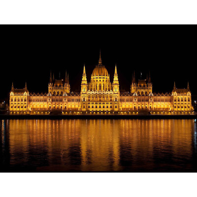 FOTO WAHRZEICHEN GEBÄUDE UNGARISCHES PARLAMENT POSTER KUNSTDRUCK BB12654B