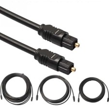 Digital Optical Audio Cable Toslink Gold Plated 1m 1.5m 2m 3/5m 10m SPDIF MD DVD