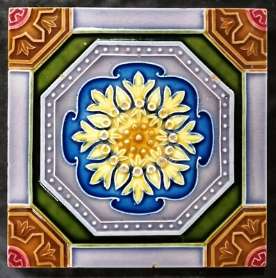 6'' x 6'' Ceramic Glazed tile Porcelain Brick Collection Display décor Japan Q1 