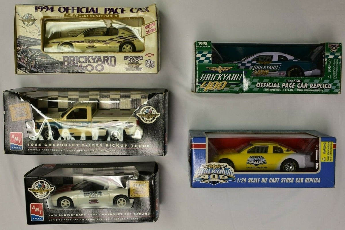 Brickyard 400 Collection- 1st 5 Official Pace Car Set- Years 94-98