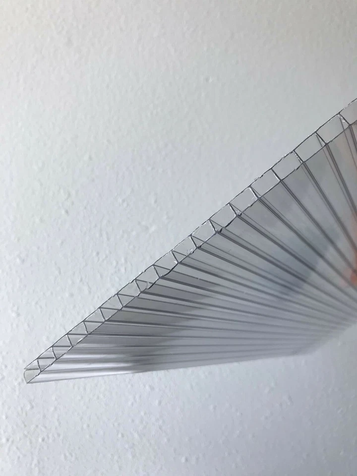 PAC DE 2 PANELES 24'' X 48'' X 8mm (5/16) CONECTOR TRANSPARENTE + H Foto 3 de 4