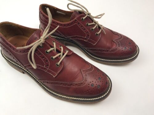 Aldo Mr. B's Men's Leather Brogue Shoes Size 41 US 8 Brick Wing Tip Adamis $150 - Afbeelding 1 van 12