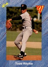 1991 Classic I #T58 Todd Ritchie