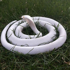 32"/48"/56" Fake Realistic Snake Lifelike Scary Rubber Toy Prank Party Joke Prop