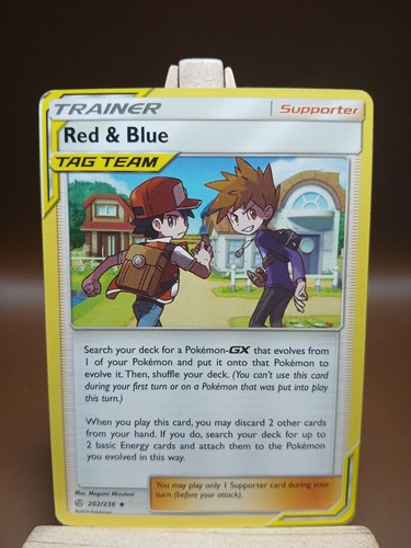 LP Rot & Blau 202/236 Kosmische Finsternis Pokemon TCG Trainer