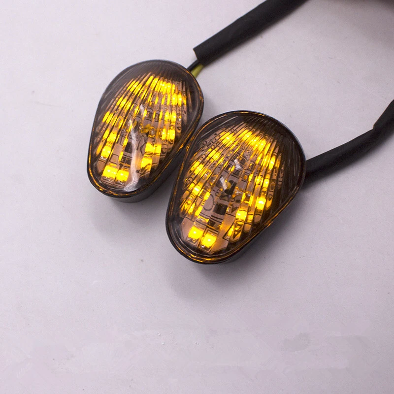 Juego de indicadores de luces de giro LED de montaje empotrado para YAMAHA YZF R1 R6 R6S Foto 2 de 3