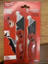 Milwaukee Tool 48-22-1503 Fastback Folding Utility Knife Set