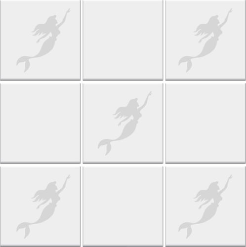Tile Stickers MERMAID Nautical Bathroom Vinyl Decal Wall Transfers *2 SIZES* - Picture 22 of 22