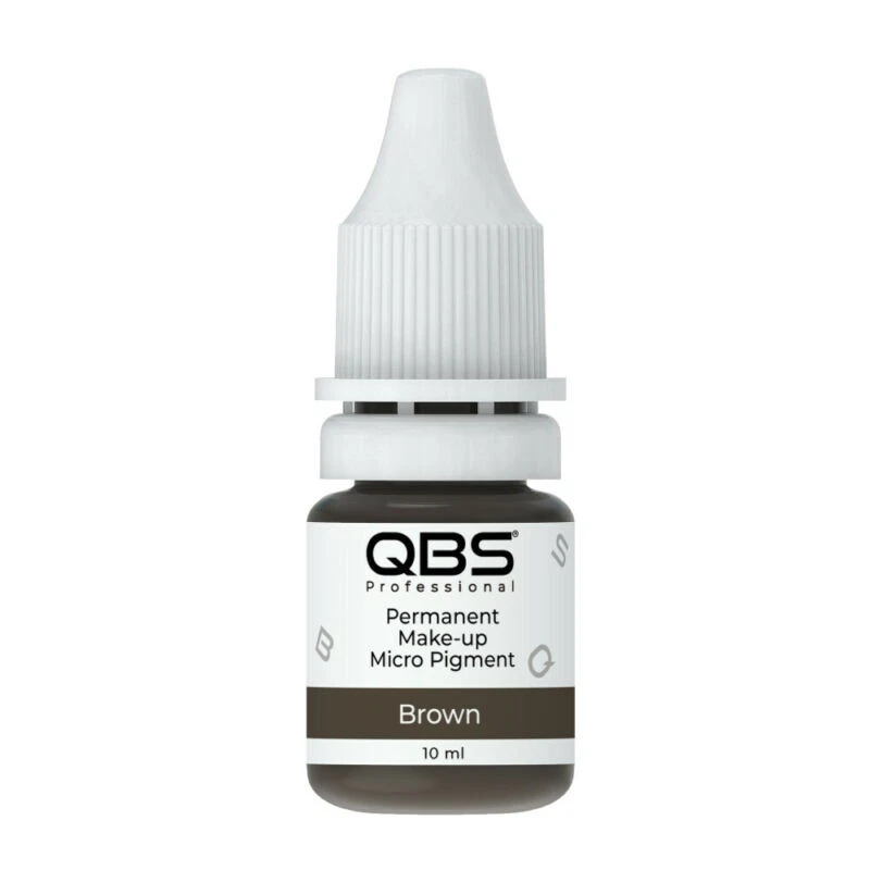 QBS Microblading Pigment 10ml | SPMU Tattoo Ink | Permanent Eyebrow Makeup Ink