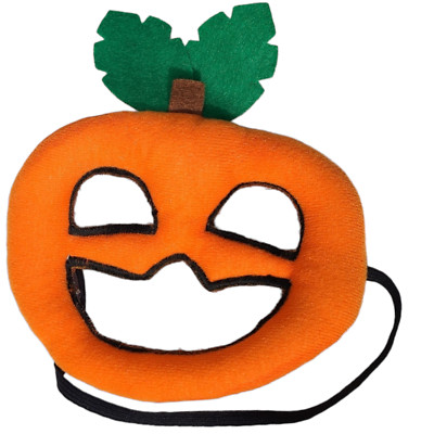 RARE Vintage Russ Berrie Halloween Mask Pumpkin Jack o Lantern 70s 80s Costume