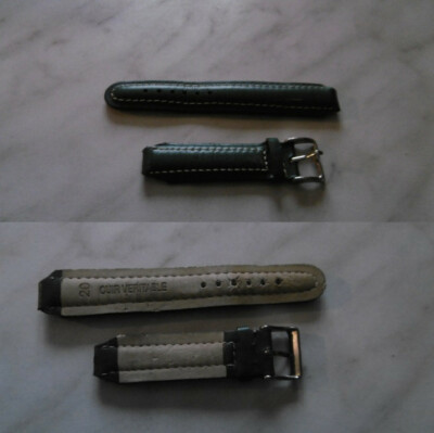 Genuine Leather ''Fir Green'' Watch Strap