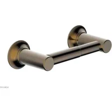 Phylrich 501-73/047 HEX Modern Paper Holder Double Post ANTIQUE BRASS New in Box