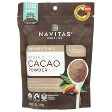 Navitas Cacao Powder Org  Assorted Flavor Names , Sizes 