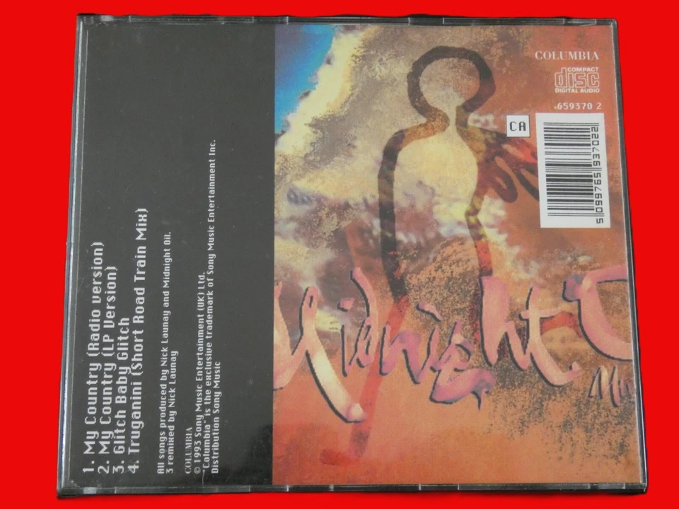 Midnight Oil - My Country Part One Only (CD Single, 1993) Foto 4 de 4
