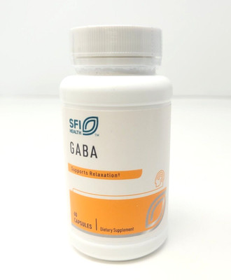 SFI Health Gaba - 60 Capsules Relaxation Support 420mg Exp. 09/2026 SEALED NEW