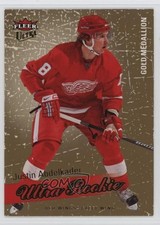 2008-09 Fleer Ultra Ultra Rookie Gold Medallion Justin Abdelkader #214 p8f