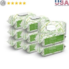 90 Packs Baby Wipes Sensitive Skin Alcohol Free Cucumber Aloe Green Tea Oil New