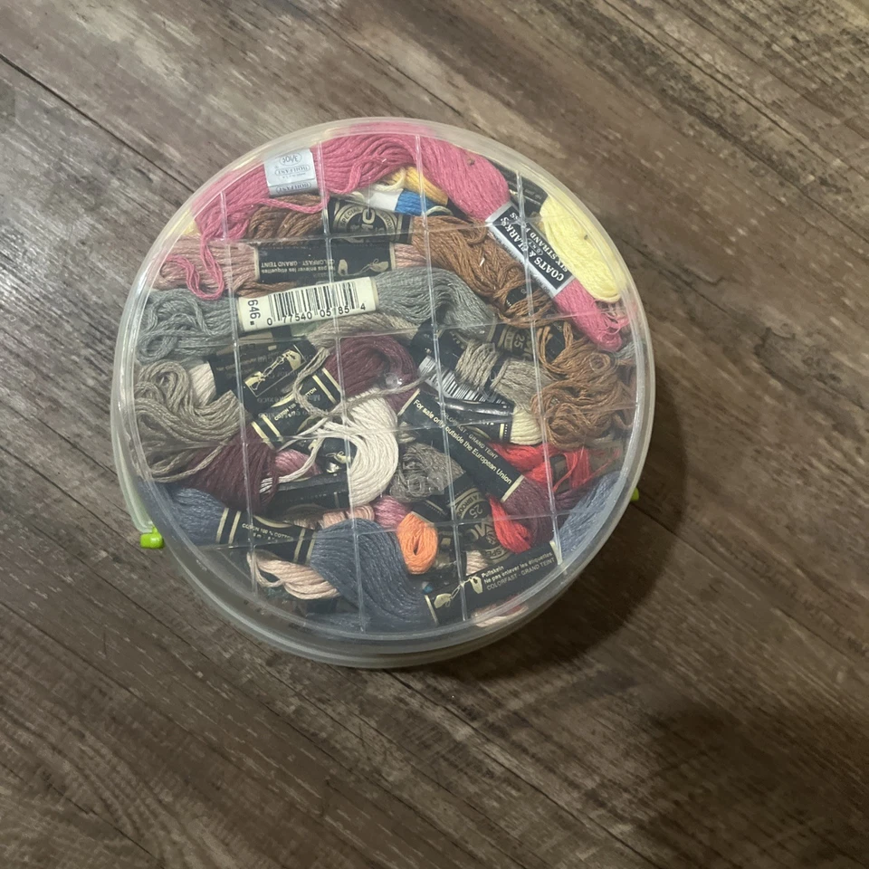 Gran lote de 100+ madejas de hilo americano artesanales de hilo bordado Foto 4 de 4