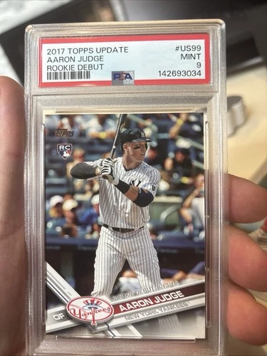 2017 Topps Update - Aaron Judge - Debut Rookie Card (RC) #US99 - MINT PSA 9!