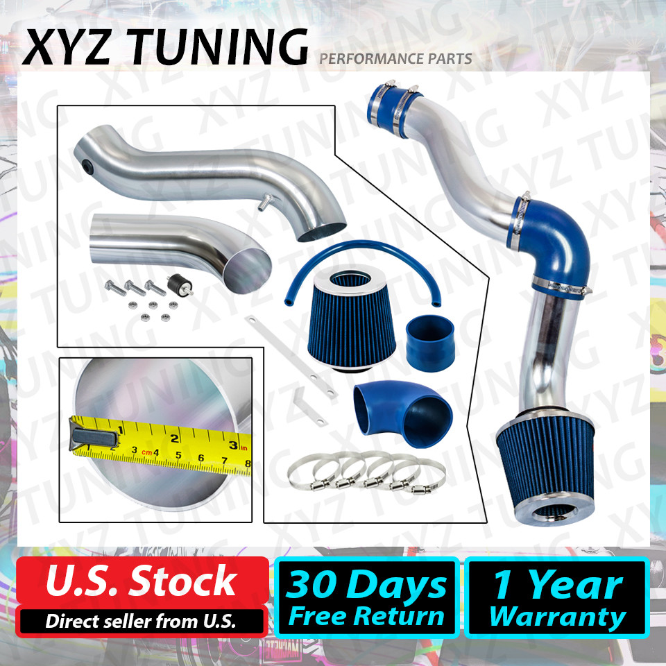 3" BLUE Cold Air Intake System + Filter For 05-10 300 / 09-10 Challenger 3.5L V6