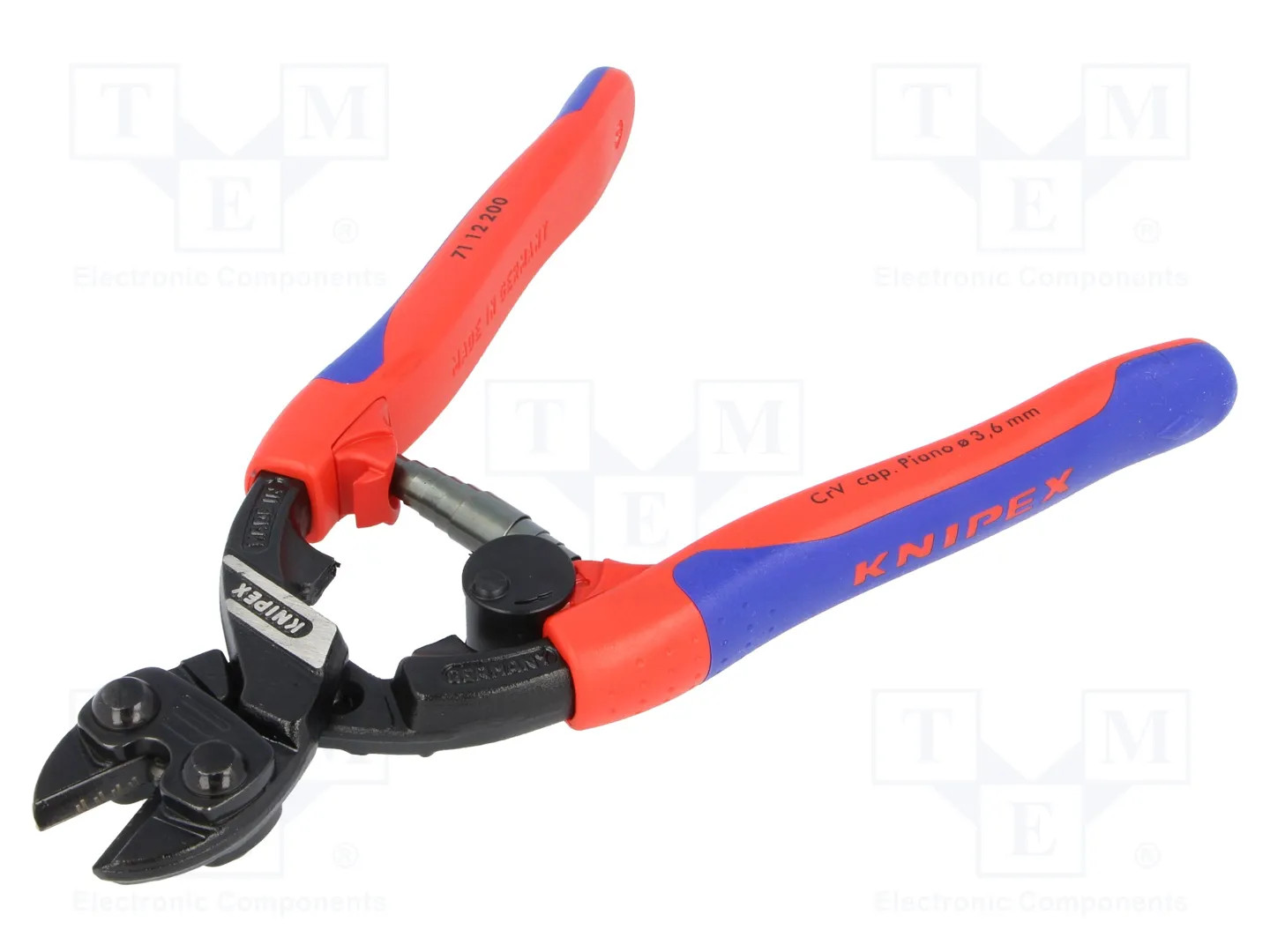 Knipex Tagliafilo Cobolt Compatto Testa Atramantata 200 Mm - Immagine 4