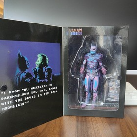 Batman Action Figure - Video Game NES Version - 8-Bit Style Purple Edition 18cm