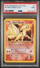 2000 Pokemon TCG Gym Challenge Blaine's Ninetales #21 PSA 9 MINT Rare Card on eBay