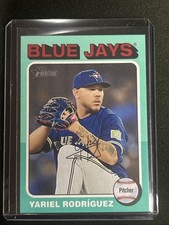🔥Yariel Rodriguez 2024 Heritage High Number Aqua Border #550 Blue Jays