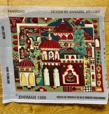 Completed Vintage Tapestry. Annabel Nellist. EHRMAN.Retired Faizabad Design.1999