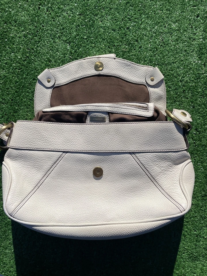 JAEGER Bolso Mujer Piel Marfil Foto 4 de 4