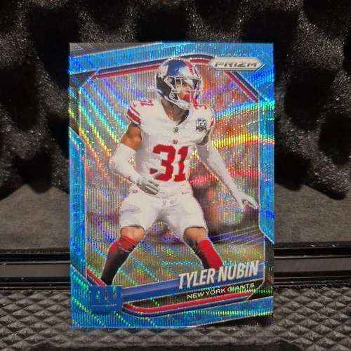 2025 Panini Prizm Tyler Nubin Blue Wave /230 New York Giants