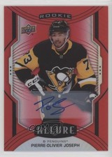 2020-21 Upper Deck Allure Rookie SP Red Rainbow Pierre-Olivier Joseph Auto 0s8s