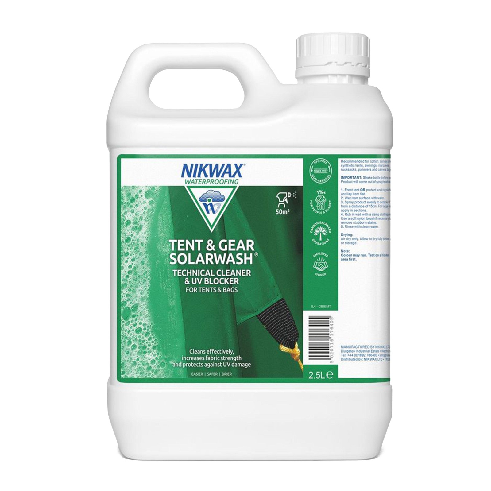 Nikwax Tent & Gear Solarwash 2.5L White - Image 6