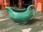 FIESTAWARE HOMER LAUGHLIN GREEN GRAVY BOAT MEDIUM SIZE