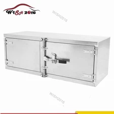 48"X18"X18" Aluminum Truck Tool Box Durable Tool Box Chest for Semi Truck Sliver