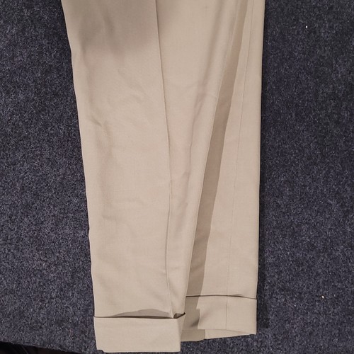 Brooks Brothers Wool Dress Pants Mens 34x31 Beige Pleated Trousers Slacks Formal - Picture 12 of 13