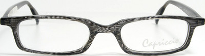 Capriccio 4935 R42 Black Clear Pattern Eyeglasses Glasses Frame 47-20-140 France