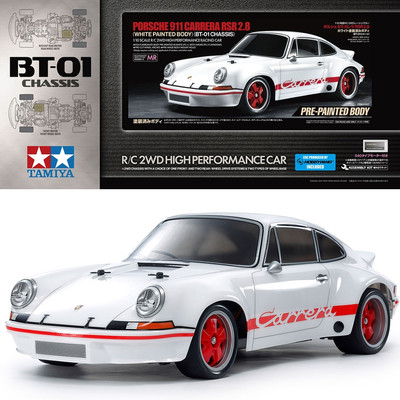 Tamiya RC 47507 Porsche 911 Carrera RSR 2.8 Pre-Painted White 1:10 Assembly  Kit | eBay UK