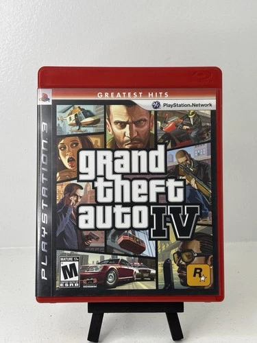 Grand Theft Auto IV (PlayStation 3, 2008) CIB W/ Map & Manual