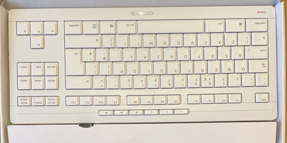 Cherry Stream USB Wired Keyboard TKL UK Layout QWERTY - Grey (JK-8600GB-0) - Image 2 of 4