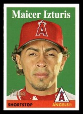 2007 Topps Heritage #325 Maicer Izturis Card Los Angeles Angels