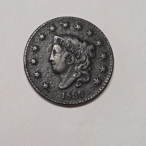 1830~ Coronet~ Large One Cent