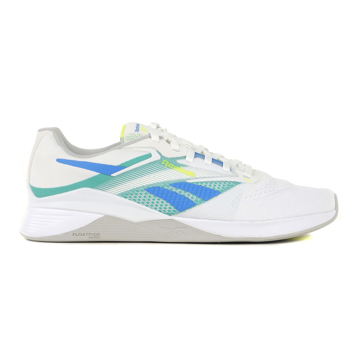Reebok Men's Nano X4 White/Green Training Shoes 100204671 (US)