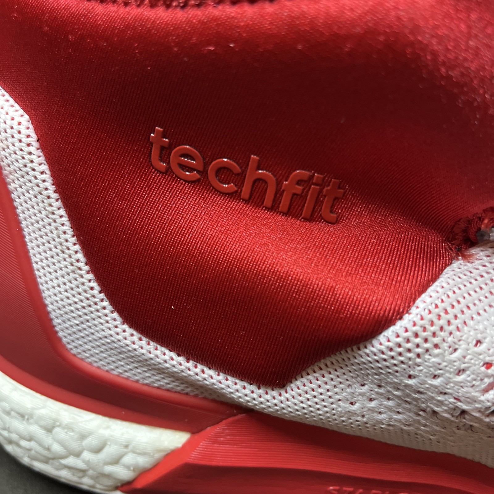 Adidas Crazylight MENS Red White Lace Up BASKETBALL SNEAKERS SIZE 17